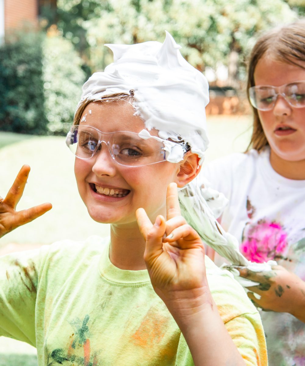 Summer Day Camp Kids get Messy